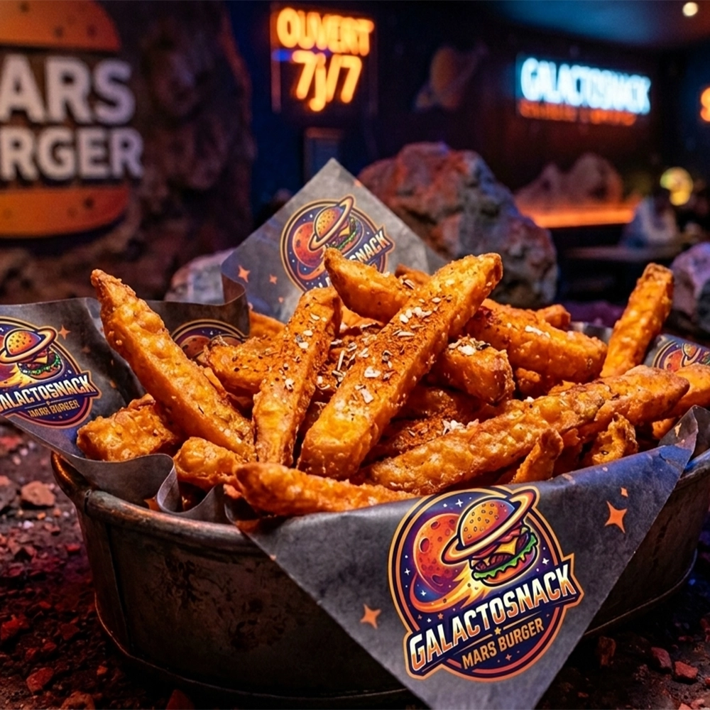 frites patate douce mars burger